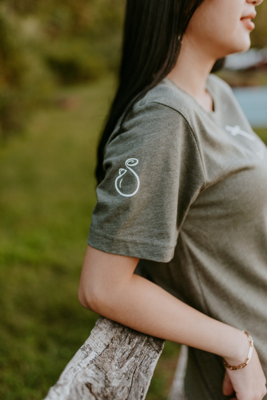 "Choose Life" - Military Green T-Shirt - Unisex