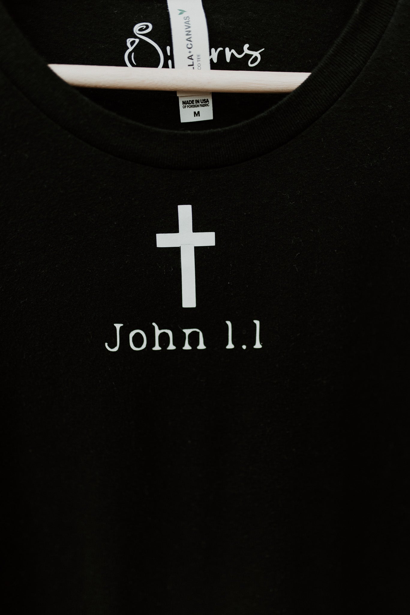 "In the Beginning" - Black T-Shirt - Unisex