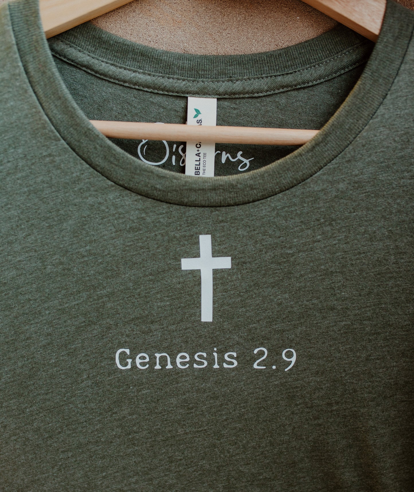 "Choose Life" - Military Green T-Shirt - Unisex