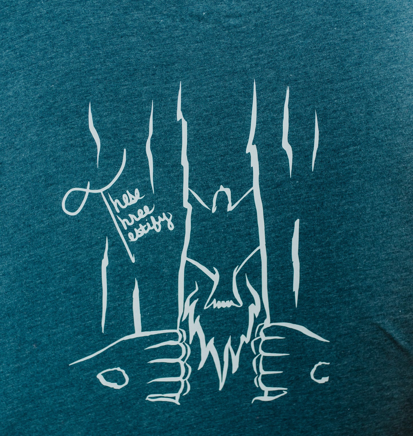 "Dove Above" - Blue Blend T-Shirt