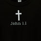 "In the Beginning" -  Black T-Shirt - Unisex